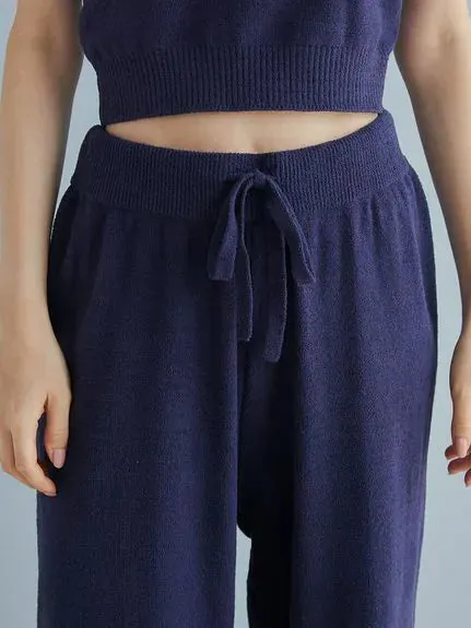Airy Moco Flower Jacquard Lounge Pants