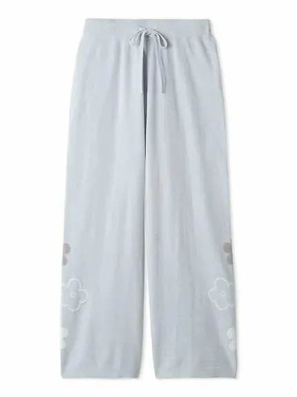 Airy Moco Flower Jacquard Lounge Pants