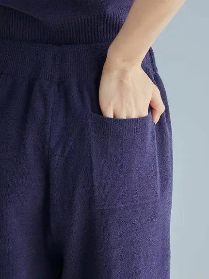 Airy Moco Flower Jacquard Lounge Pants