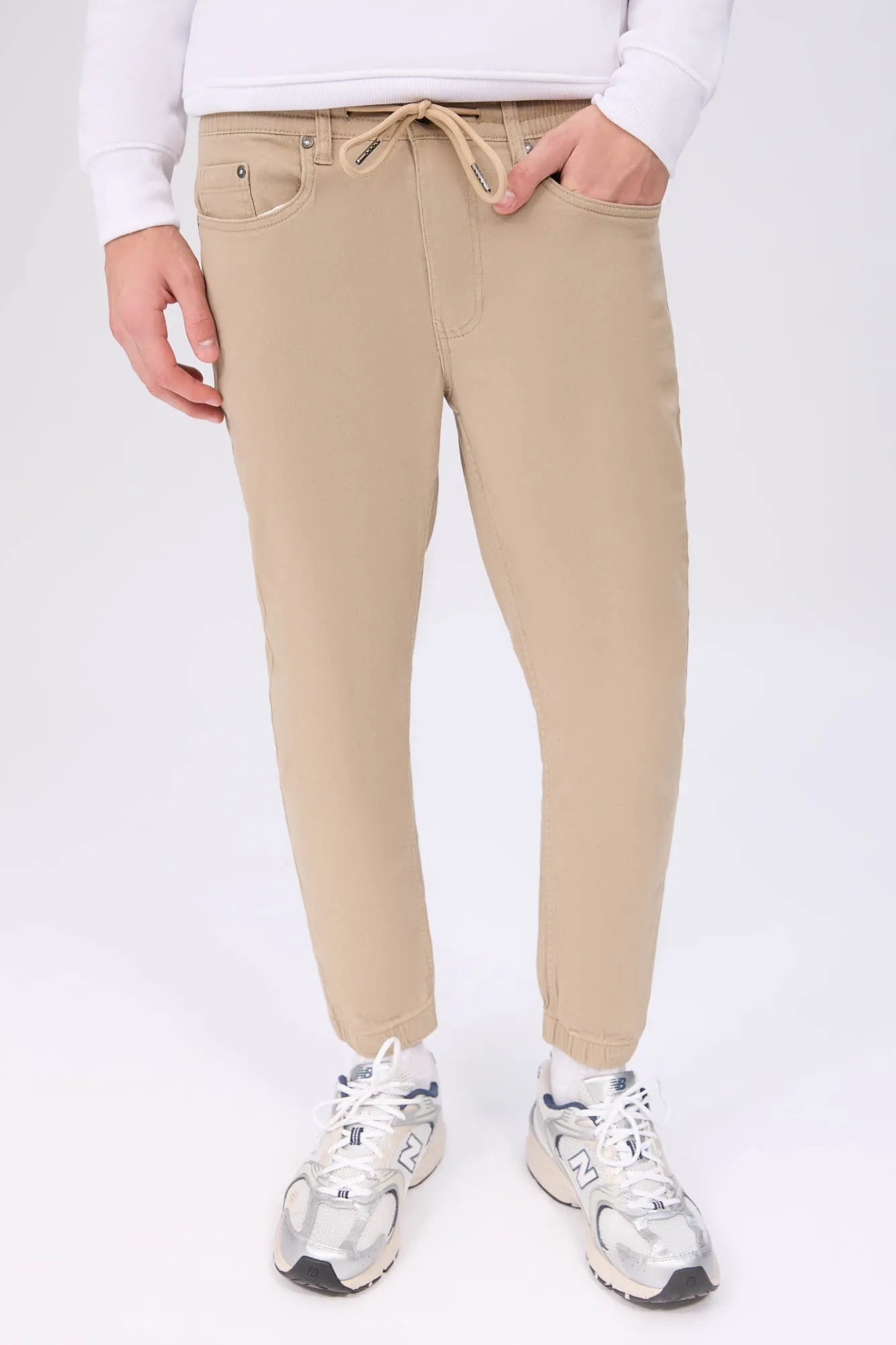Arsenic Mens Basic Twill Jogger