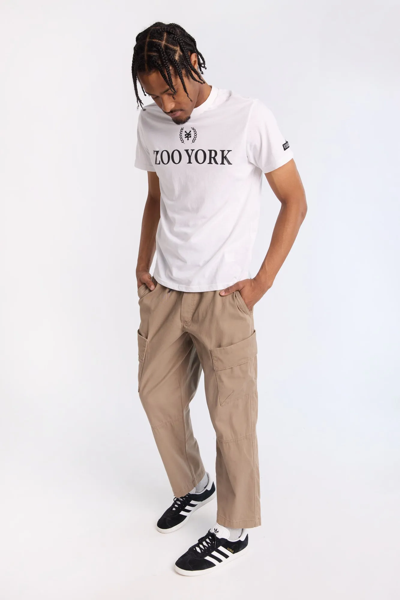 Arsenic Mens Loose Fit Cargo Pant
