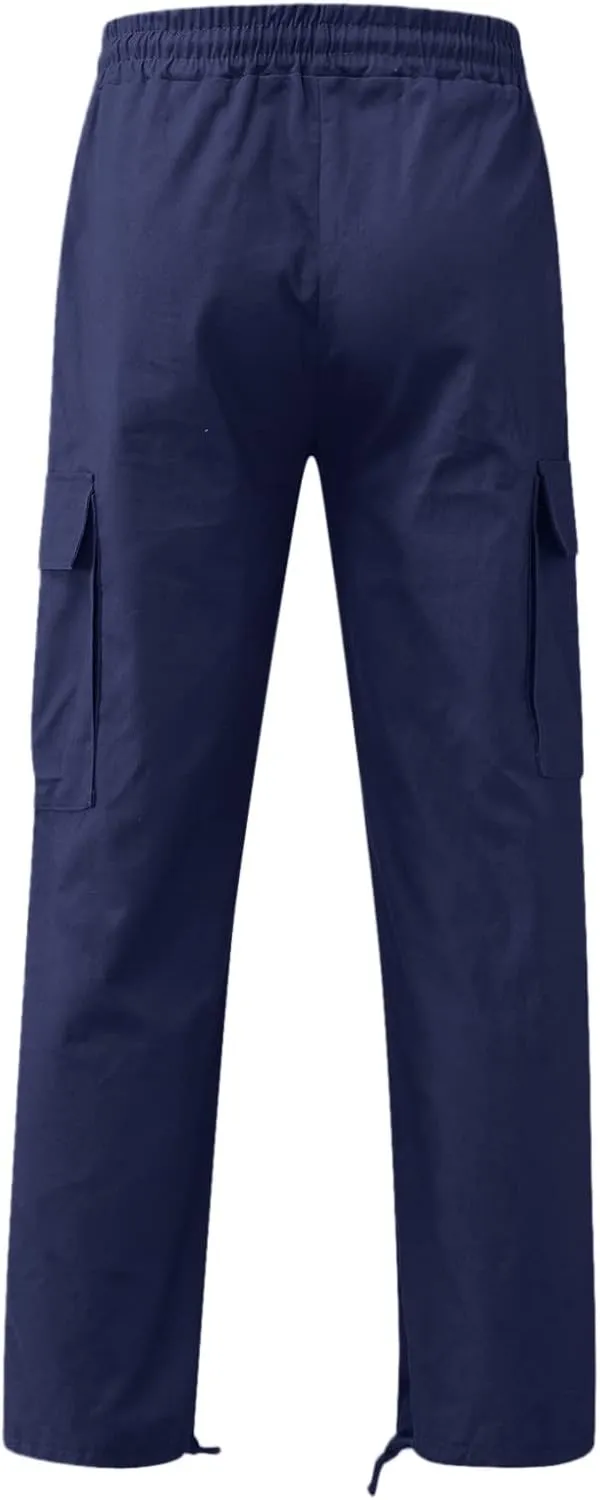Big and Tall Cargo Pants for Men Sweatpants for Men Sweatpants Mens Fashion Joggers Sports Pants Mens Yoga Sweatpants