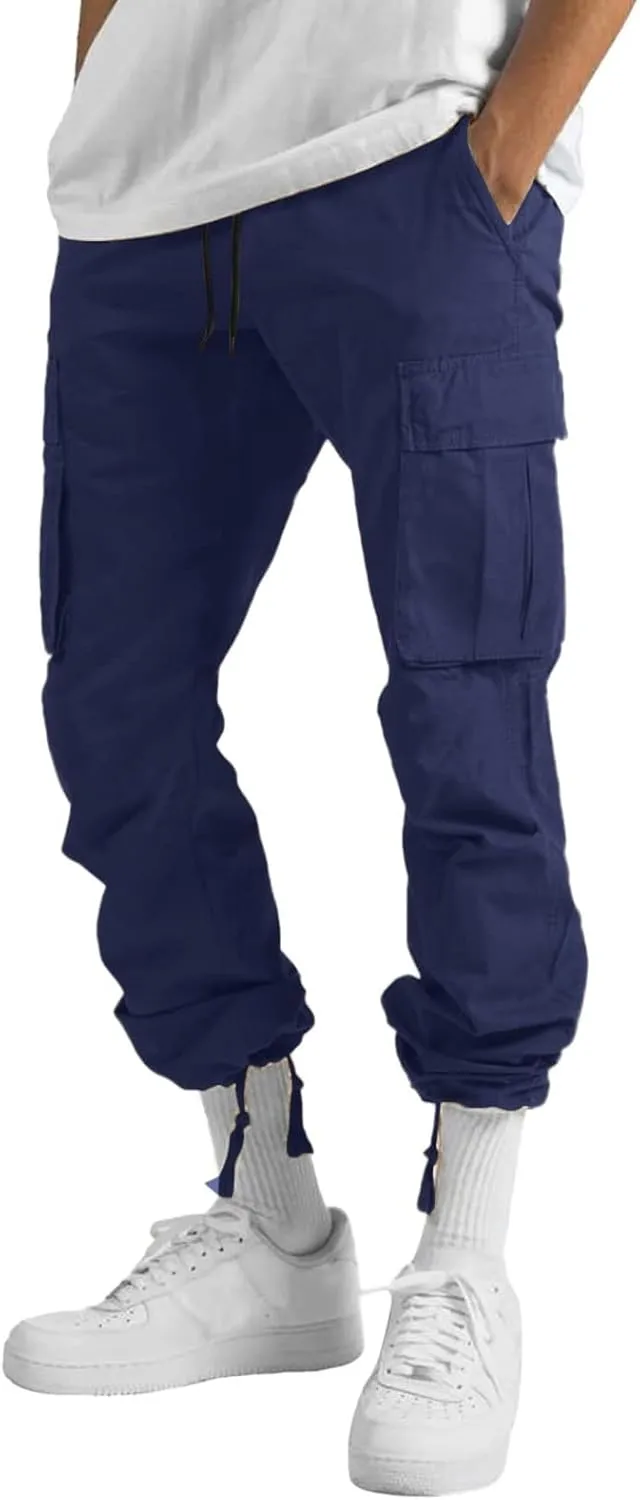 Big and Tall Cargo Pants for Men Sweatpants for Men Sweatpants Mens Fashion Joggers Sports Pants Mens Yoga Sweatpants