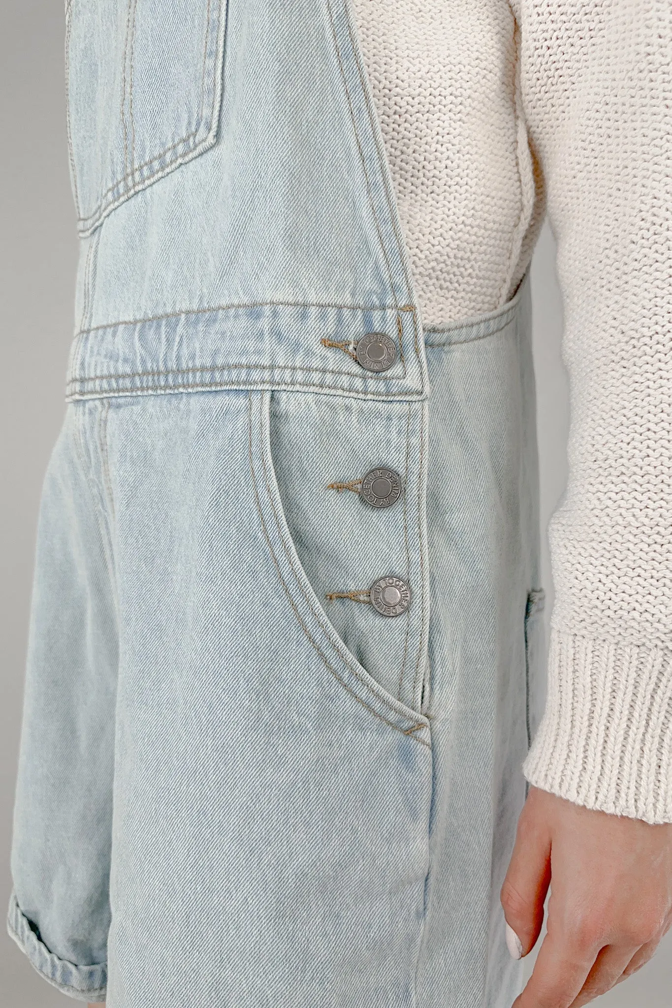 Bright and Early Denim Overalls