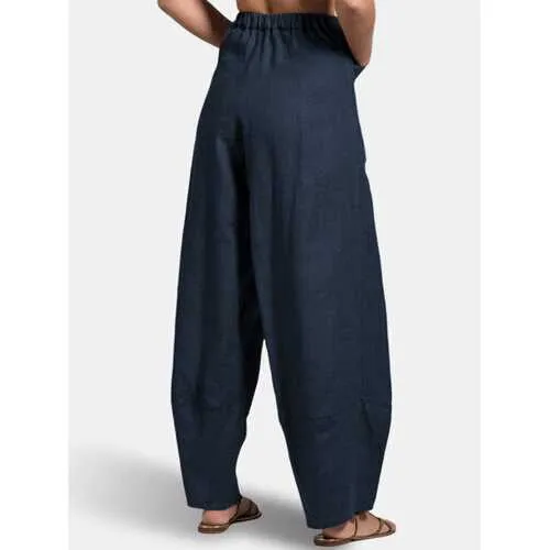 Casual Solid Harem Pants