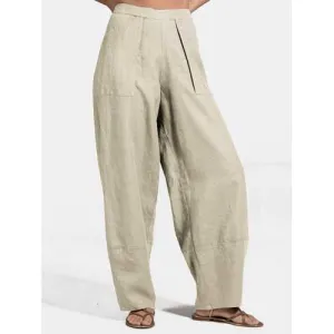 Casual Solid Harem Pants