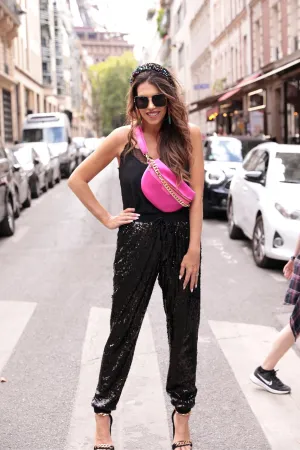 Chasing The Spotlight Sequin Joggers