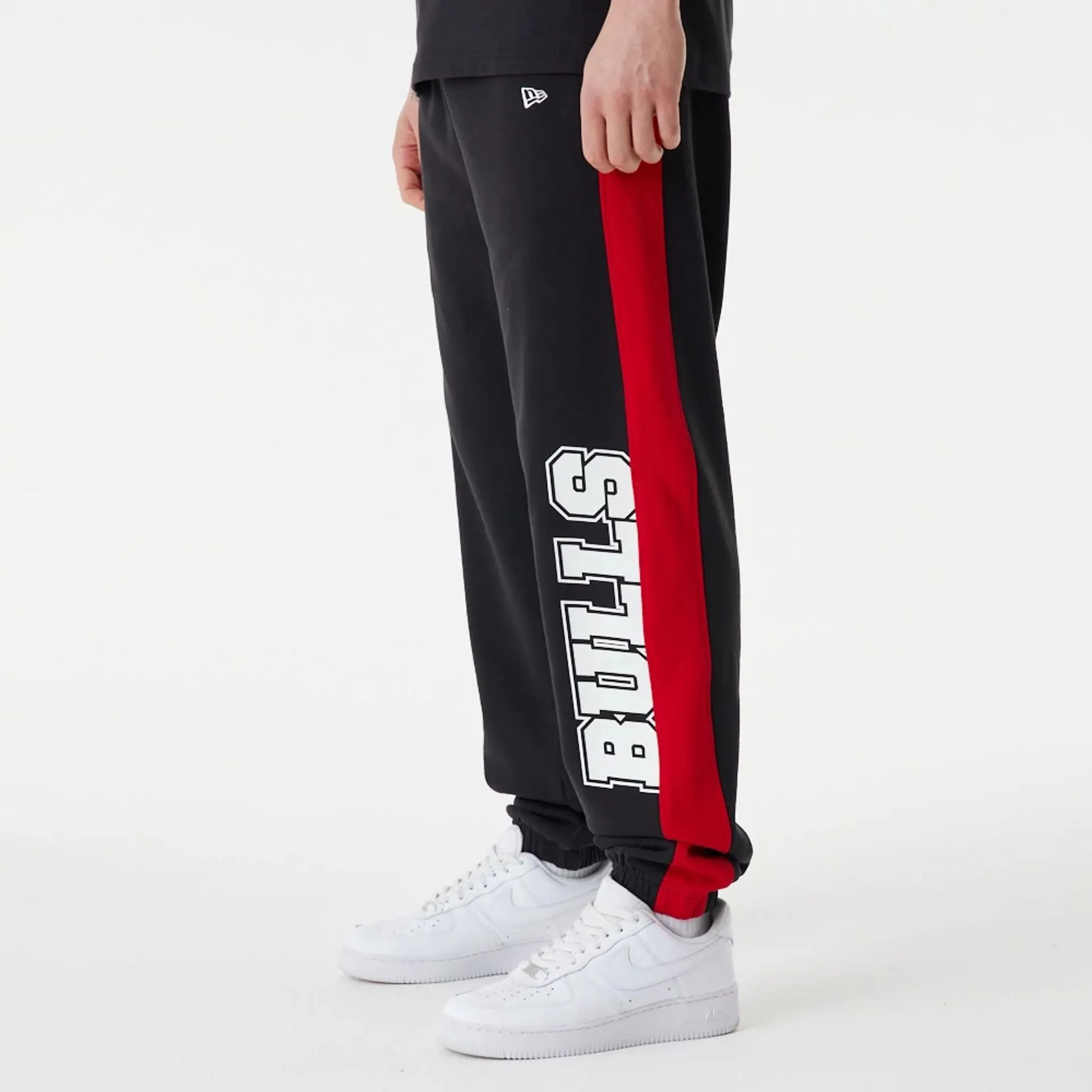 Chicago Bulls NBA Large Graphic Black Joggers