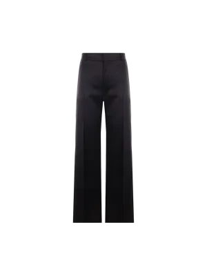 Flared Satin Trousers