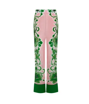 Havana Crepe Trouser in Antigua Green