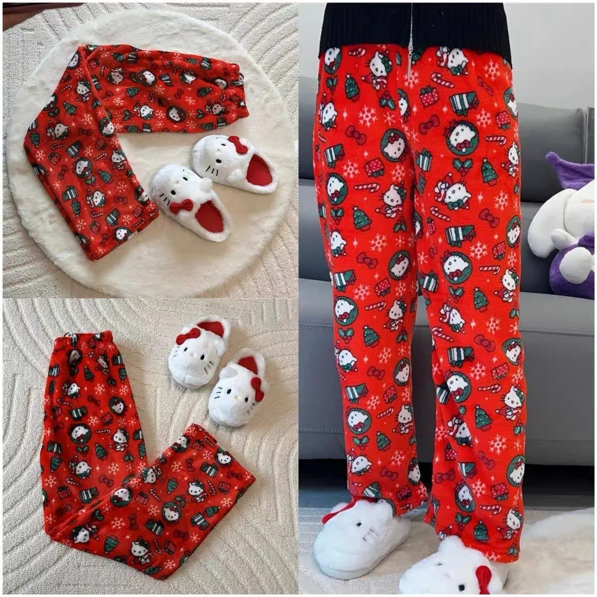 Hello Kitty Christmas Fluffy Pants