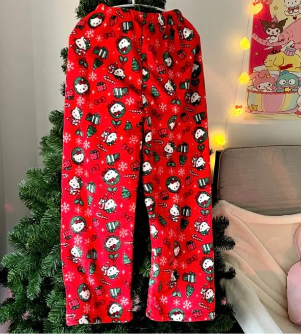 Hello Kitty Christmas Fluffy Pants