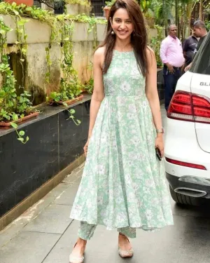 Jasmine Green Muslin Suit Set