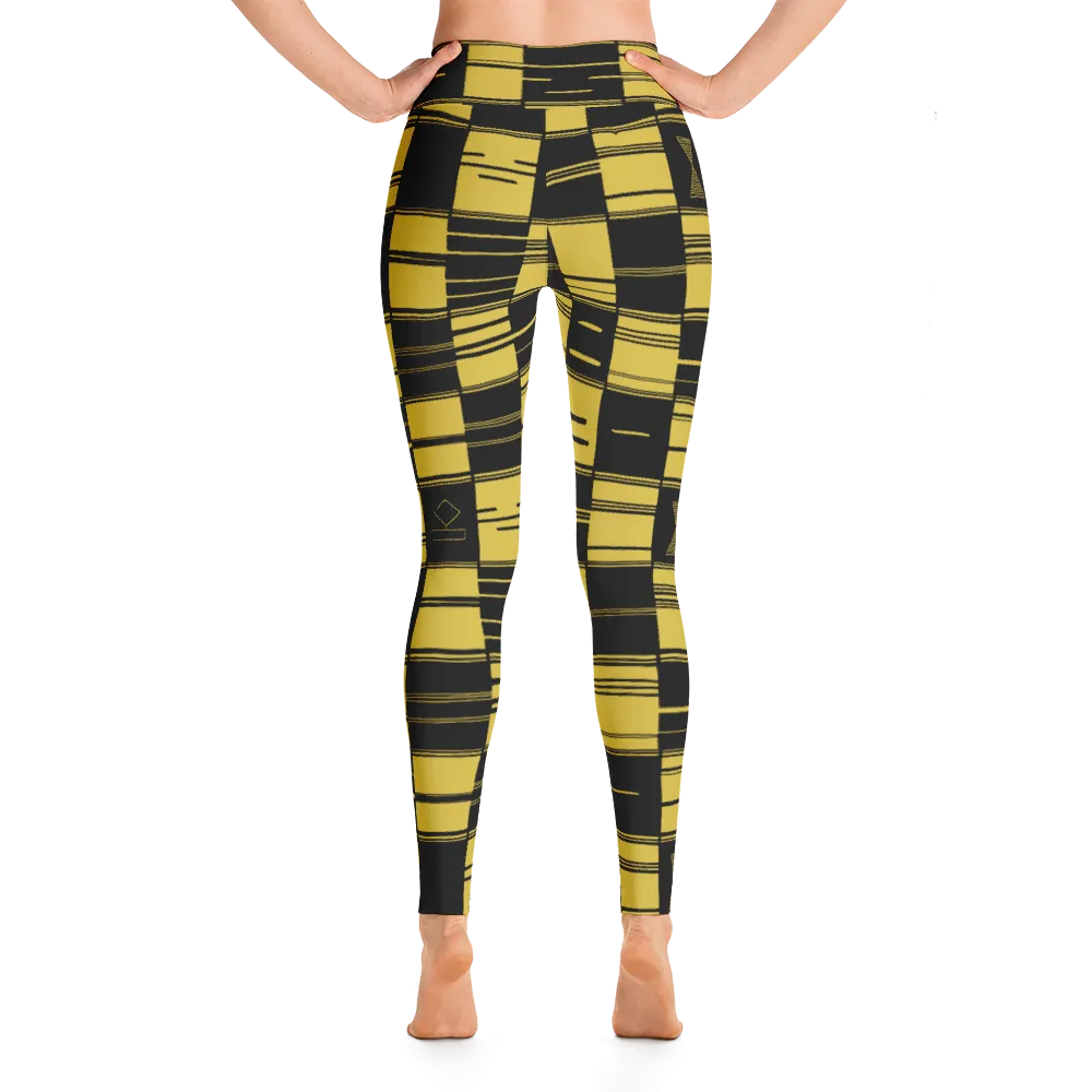 Kente Pattern Leggings