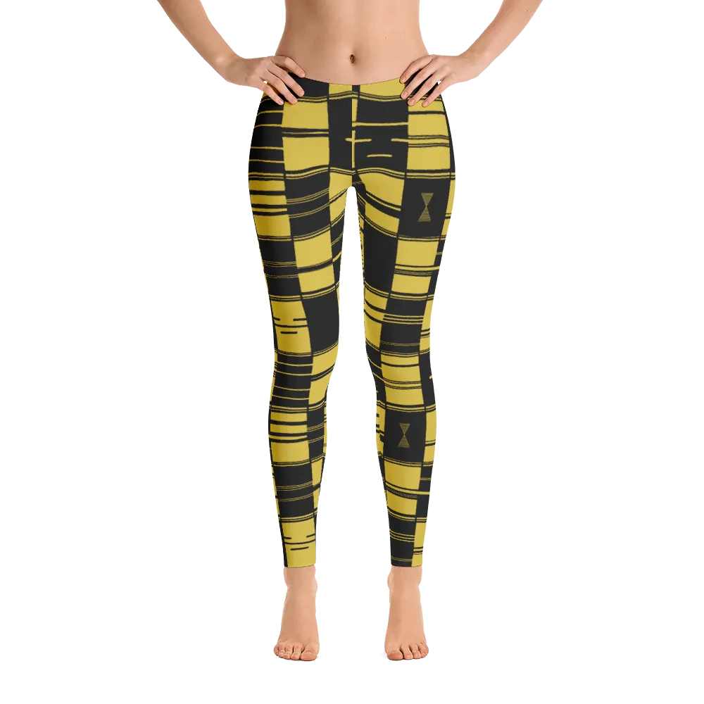 Kente Pattern Leggings