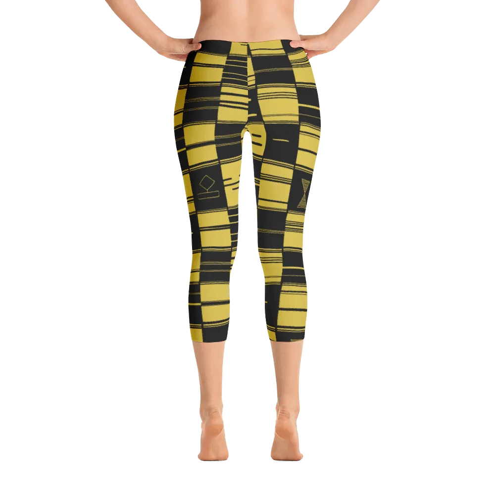 Kente Pattern Leggings