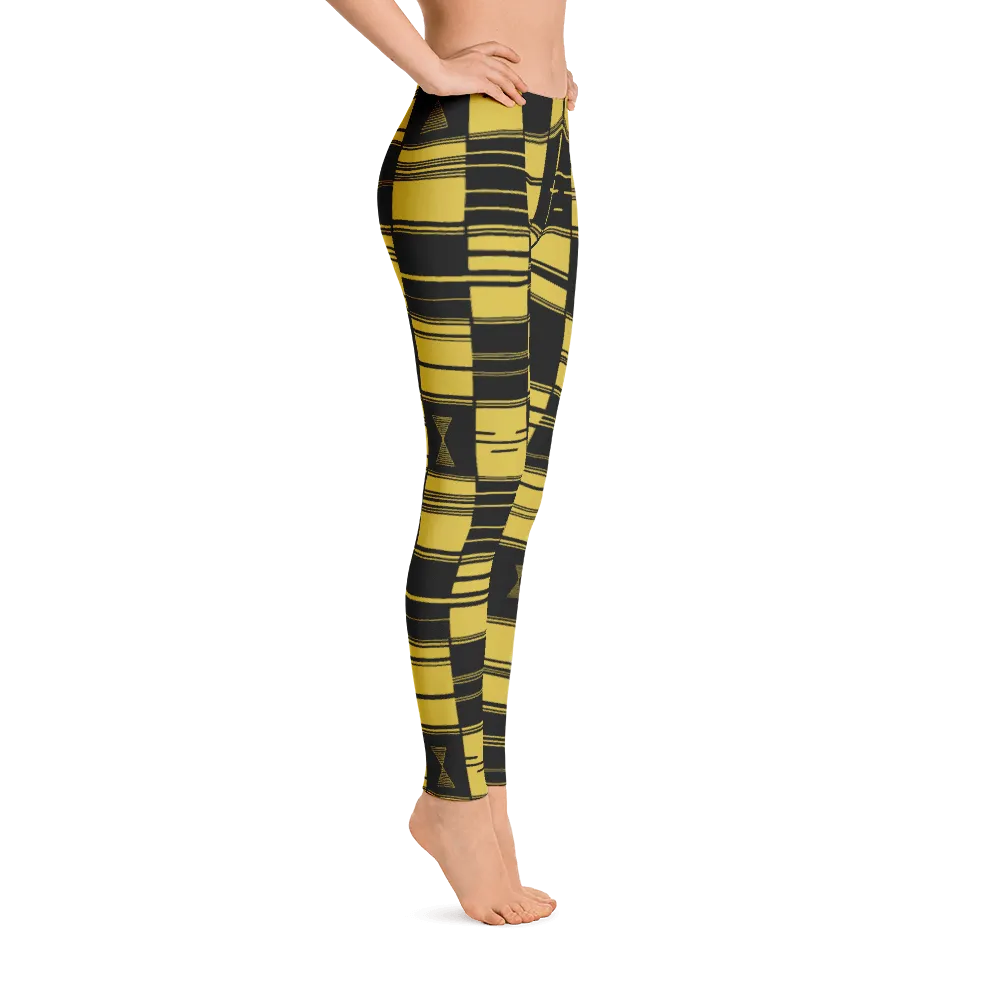 Kente Pattern Leggings