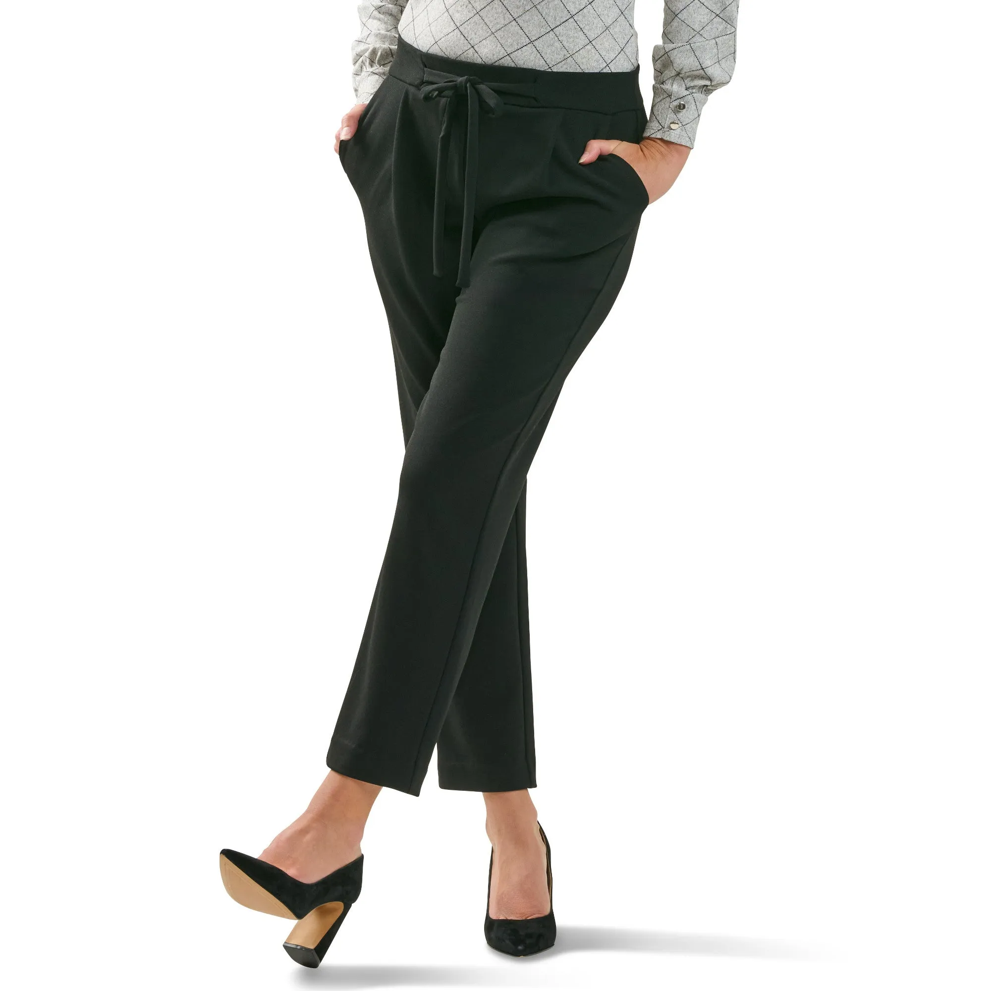 lily morgan Women's Seasonal Solid Knit Joggers