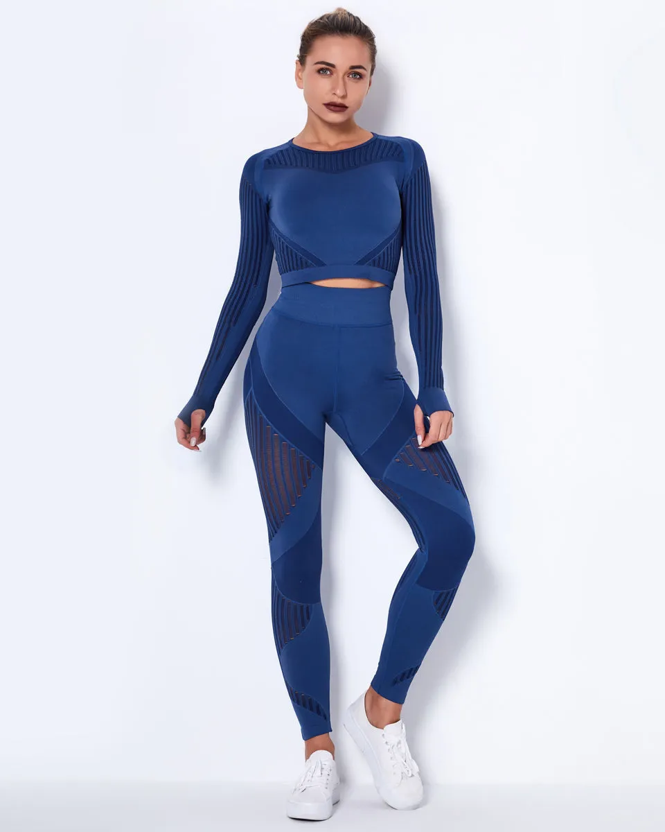 Lorica Leggings - Blue