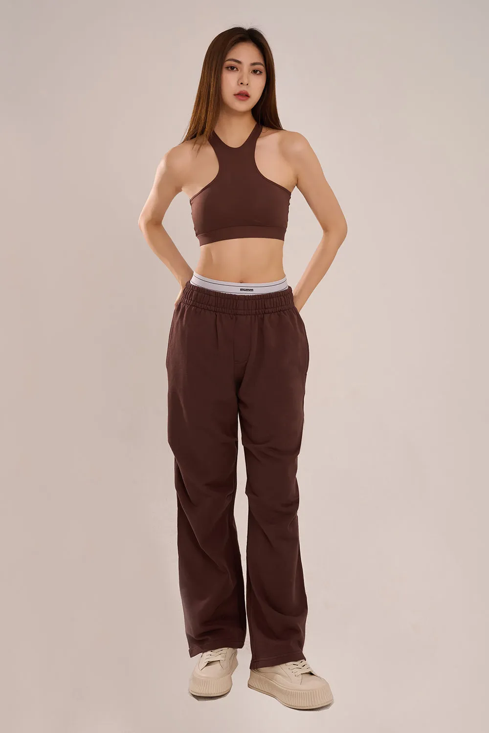 假兩件設計棉褲（夏日限定）<br>SUMMER AIRY COTTON SWEATPANTS