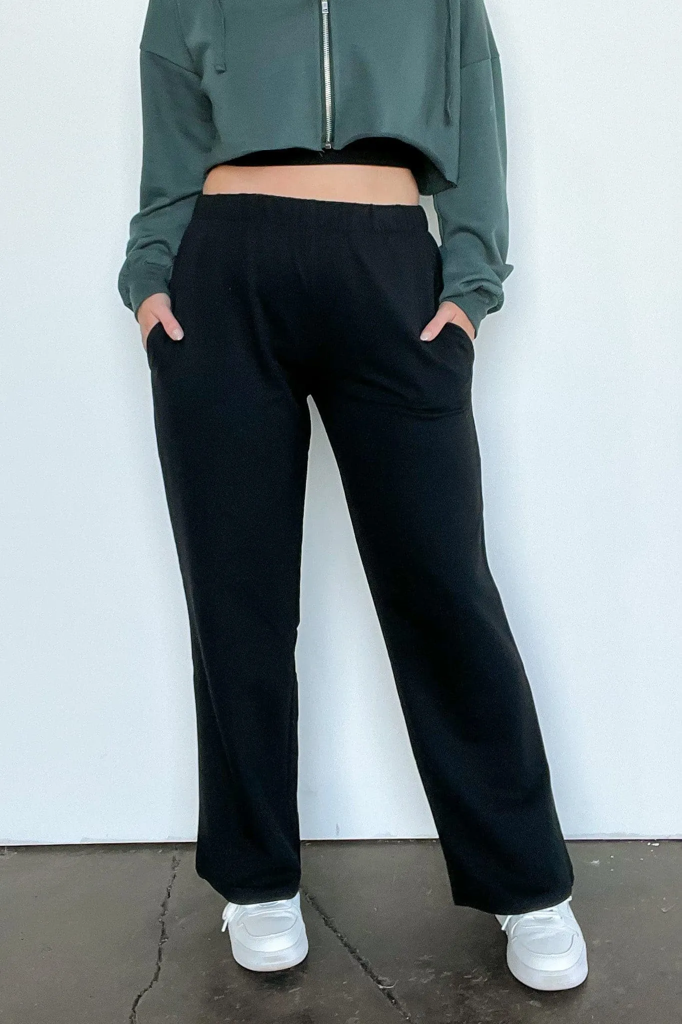 Make it Effortless Wide Leg Elastic Waist Lounge Pants - FINAL SALE