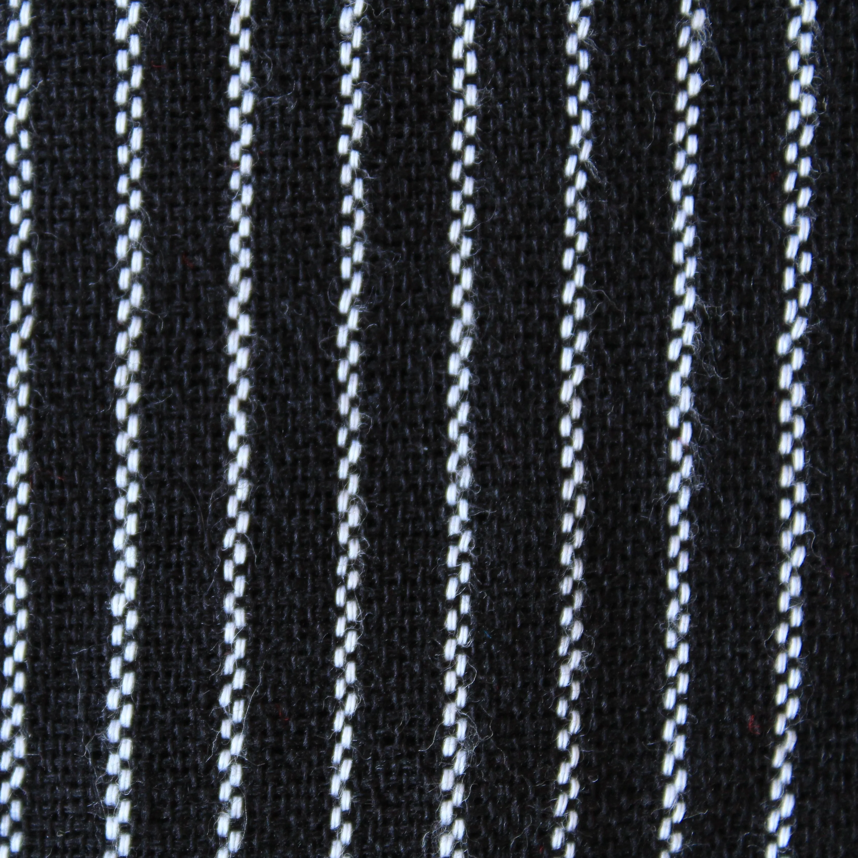 (Medium) Black with White Stripes Lounge Pants 0084