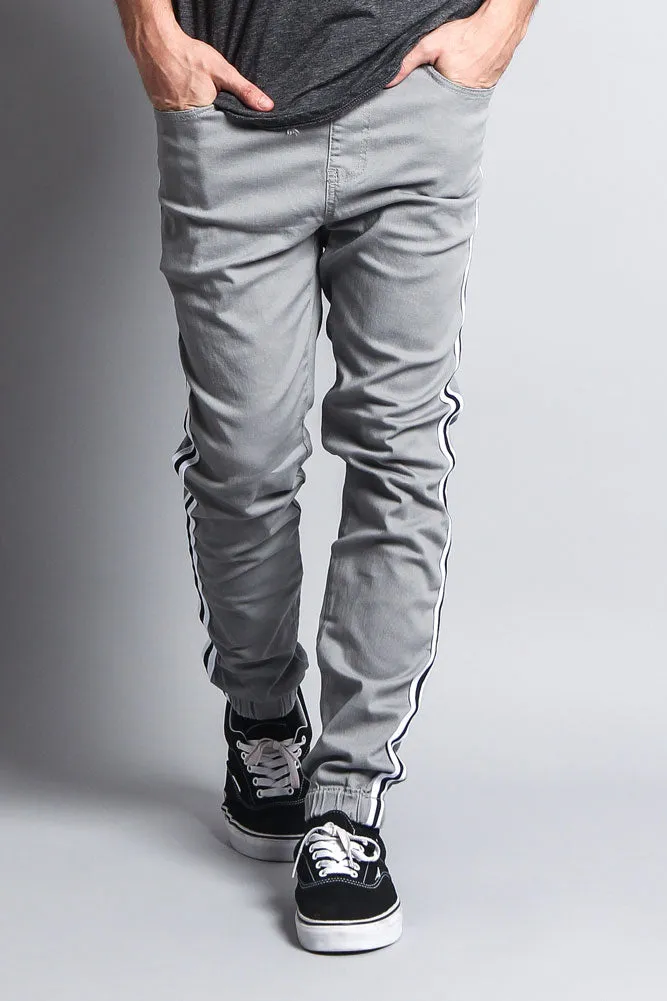 Men's Side Striped Band Joggers