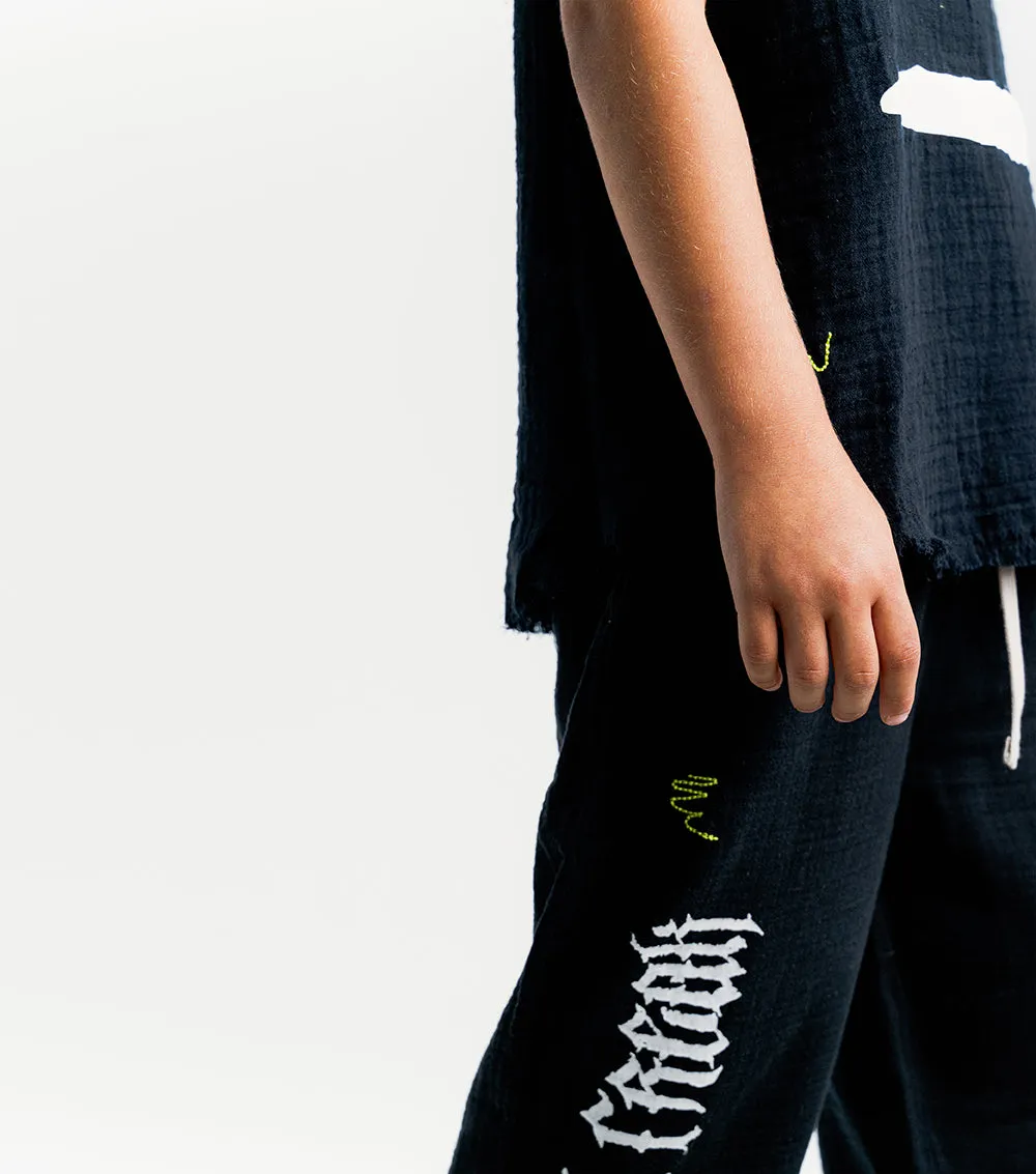 muslin beach pants