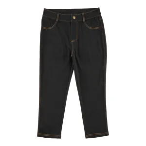 mySTYLE Women's Black Capris Jeggings