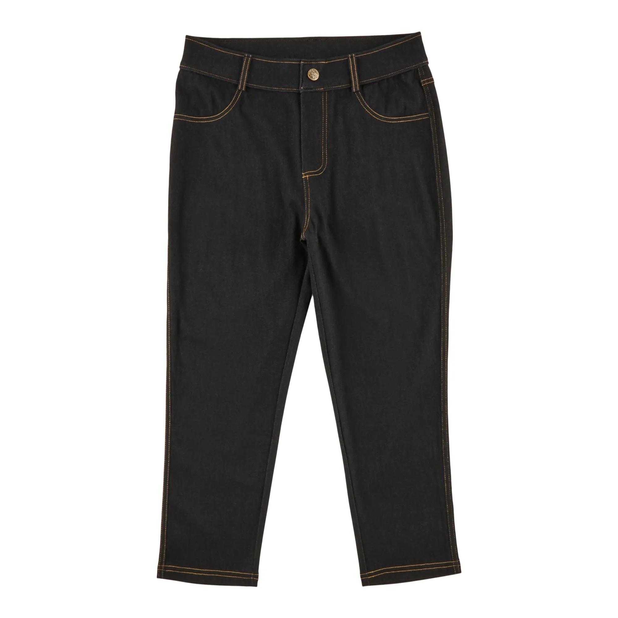 mySTYLE Women's Black Capris Jeggings
