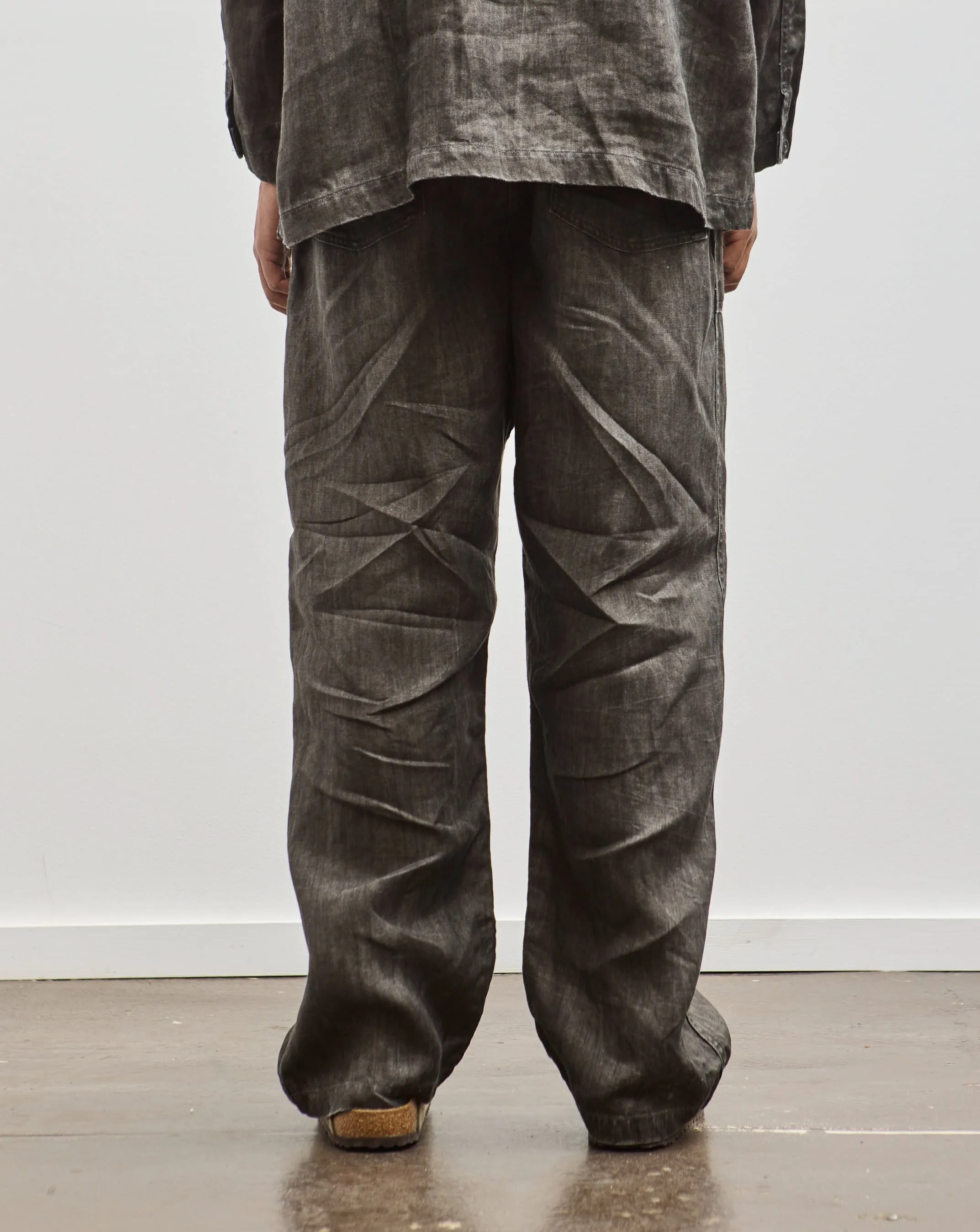 orSlow Summer Fatigue Pants, Charcoal Gray