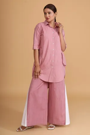 Pink Short Tunic Co-ord Set