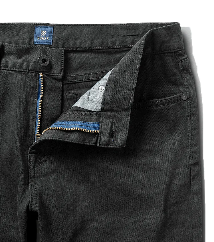 ROARK HWY 128 Straight Fit 5-pocket Jeans - BLACK 2