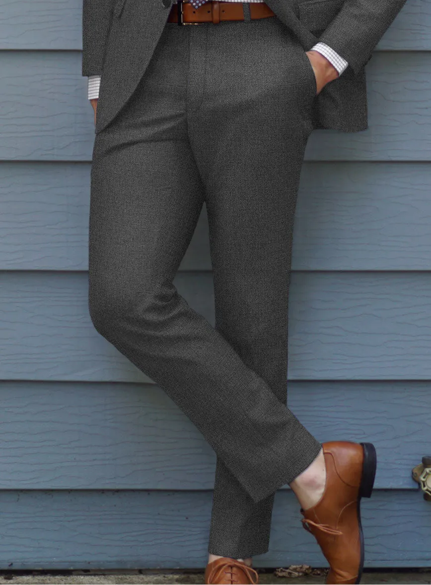 Scabal Parto Mid Gray Wool Pants
