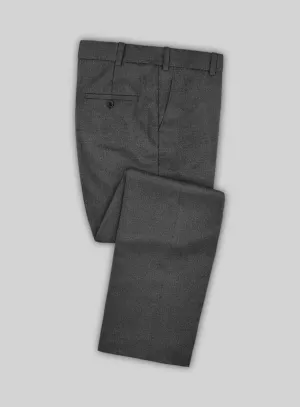 Scabal Parto Mid Gray Wool Pants