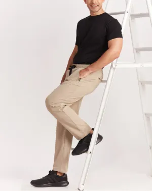 Slim Fit Active Joggers - Sand