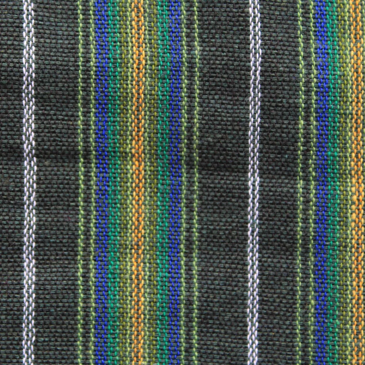 (Small) Green with Yellow, Black, and White stripes 0244