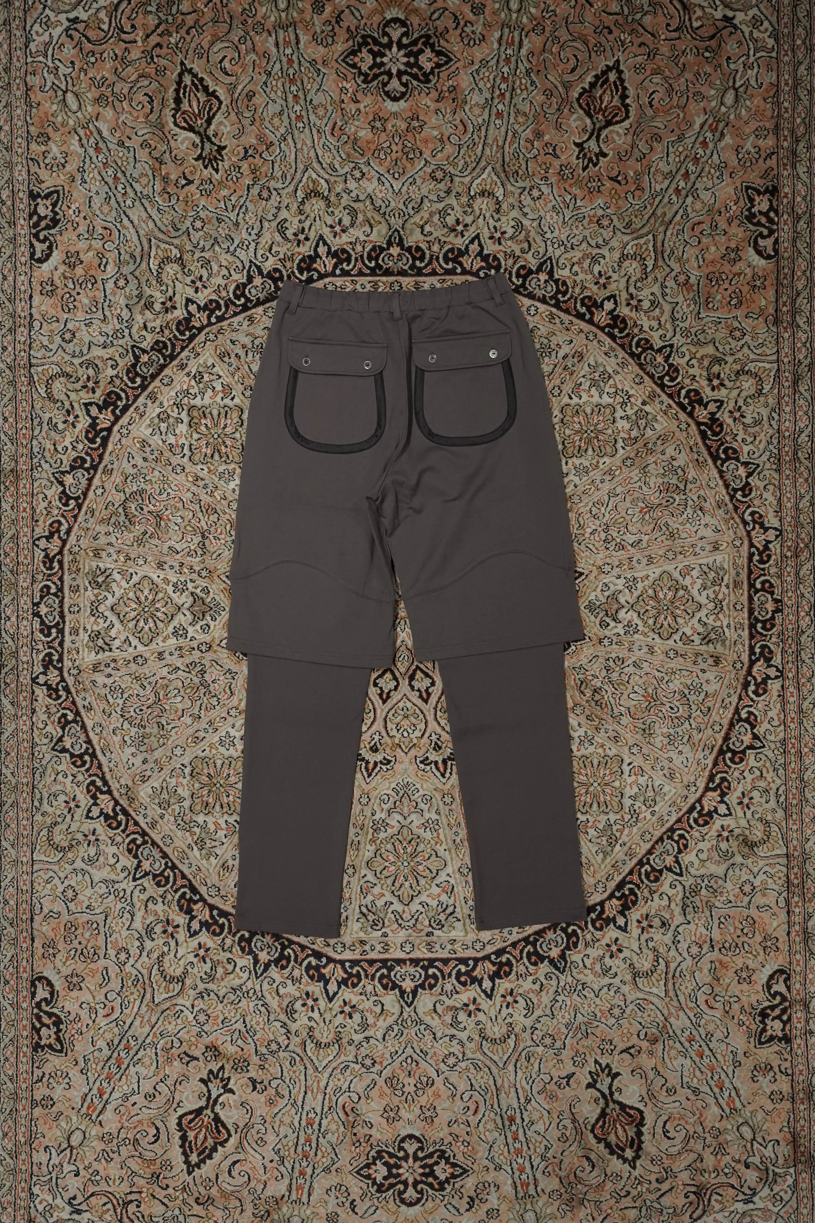 STEAF TREKKING SWEAT PANTS (TAUPE CHARCOAL)