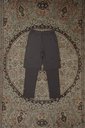 STEAF TREKKING SWEAT PANTS (TAUPE CHARCOAL)