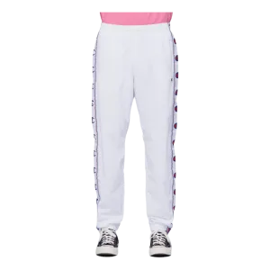 Taped Elastic Cuff Joggers White