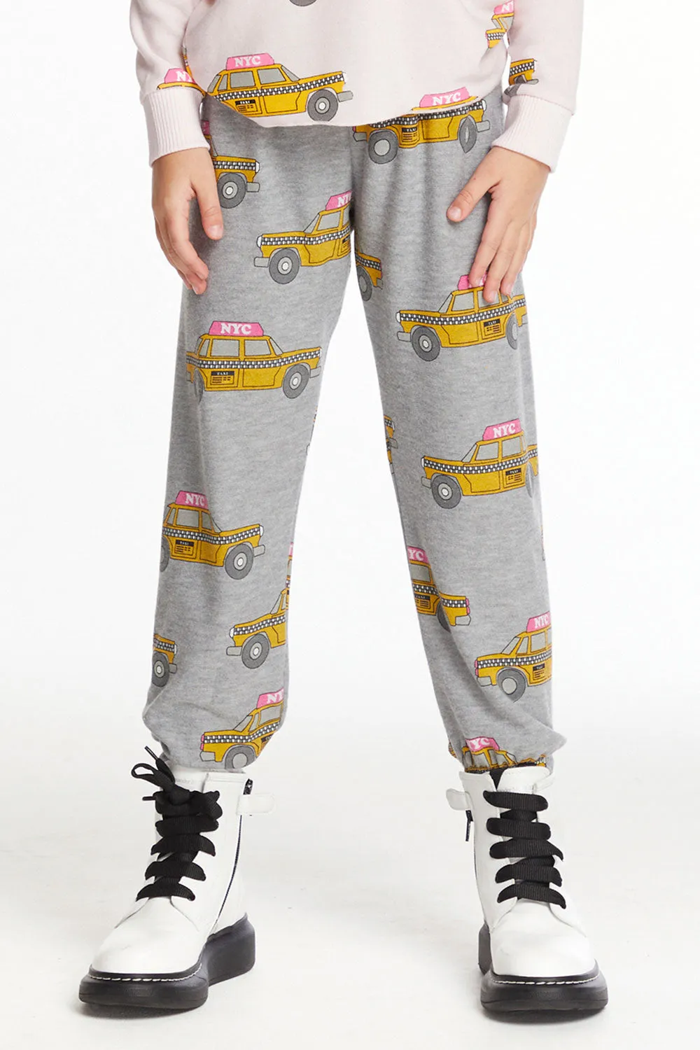 Taxi Jam Girls Cozy Knit Sweatpant
