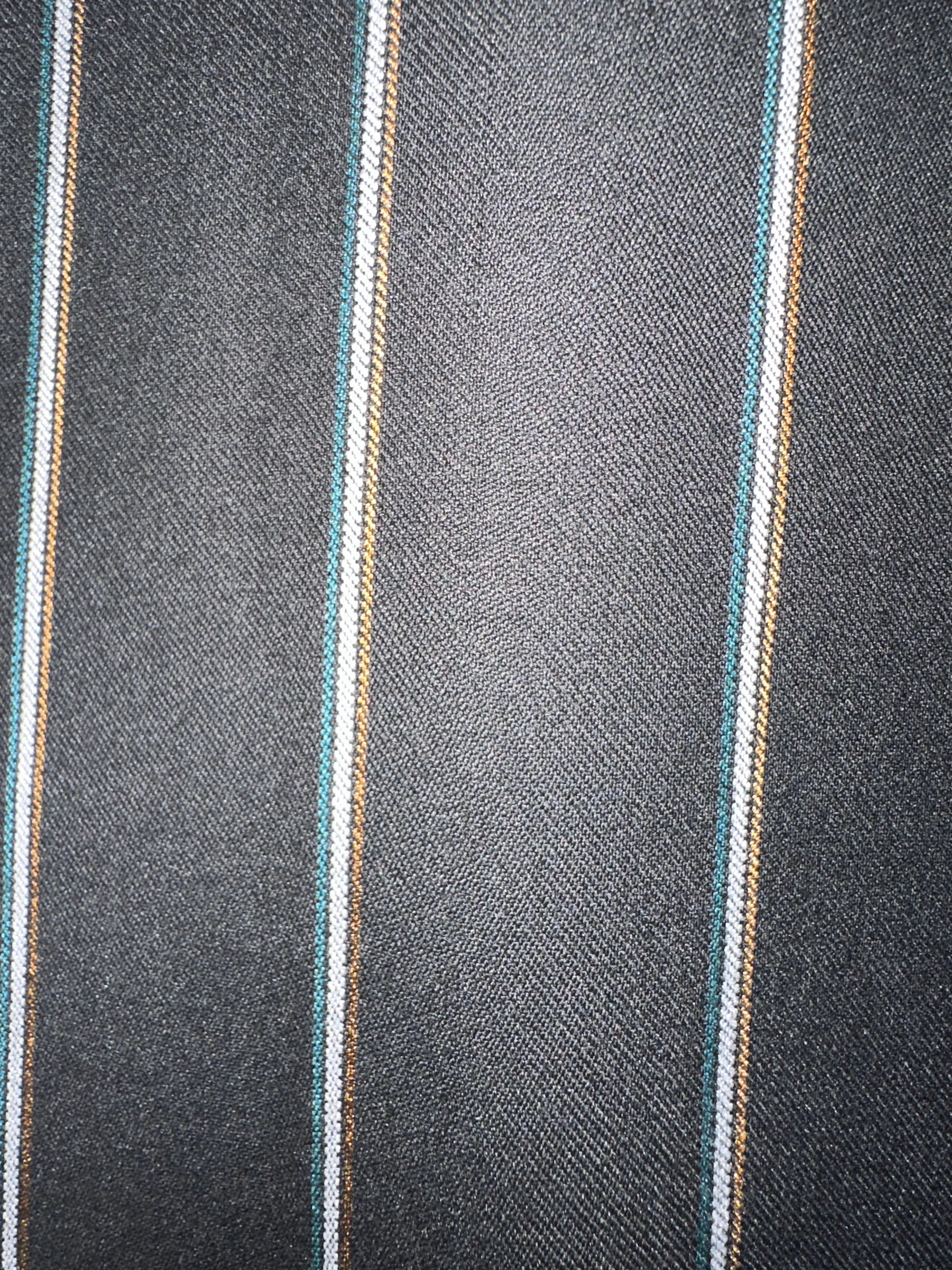 TCW | 3pc TriColor Pinstripe Suit