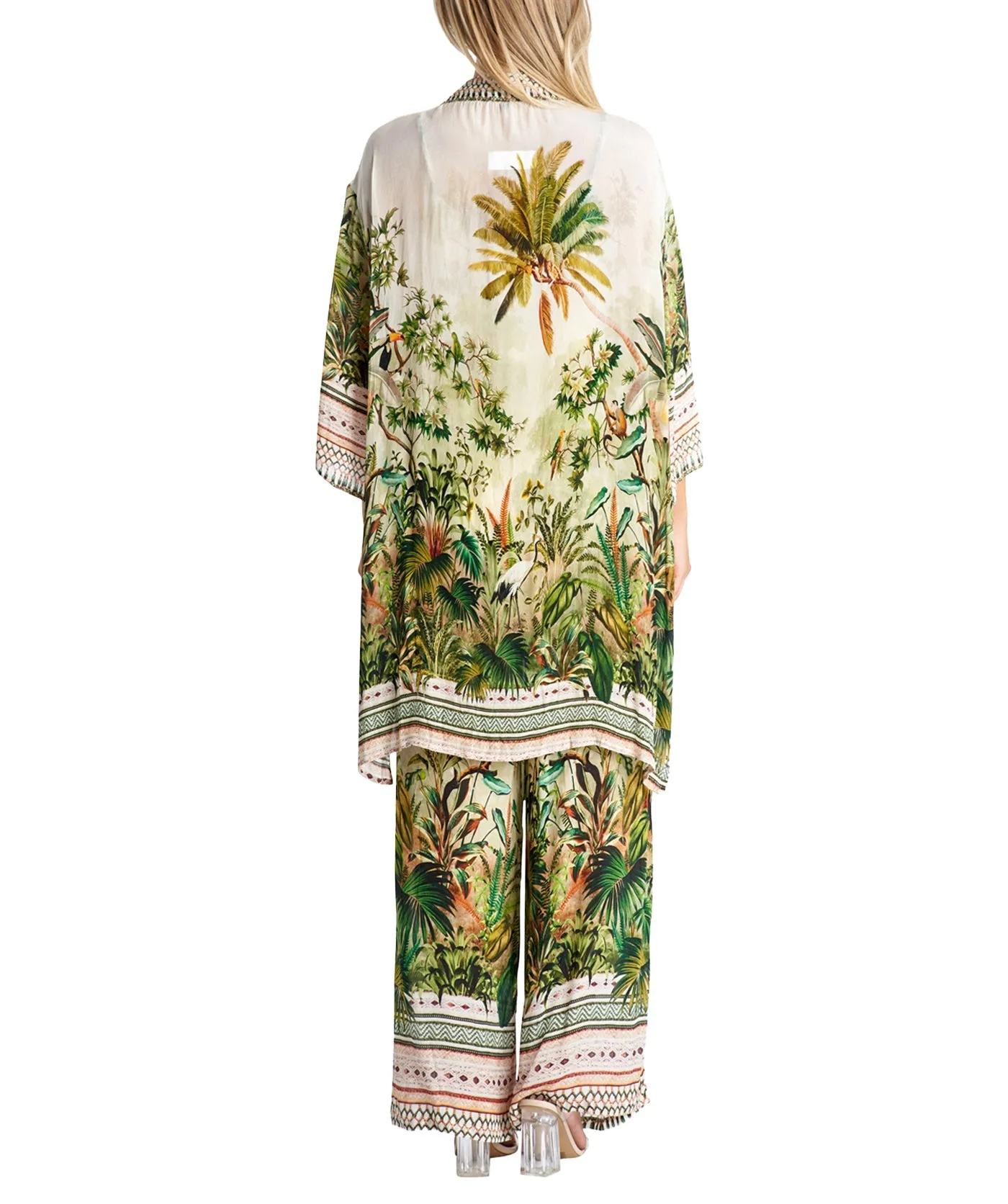 Tropical Paradise Long Cape