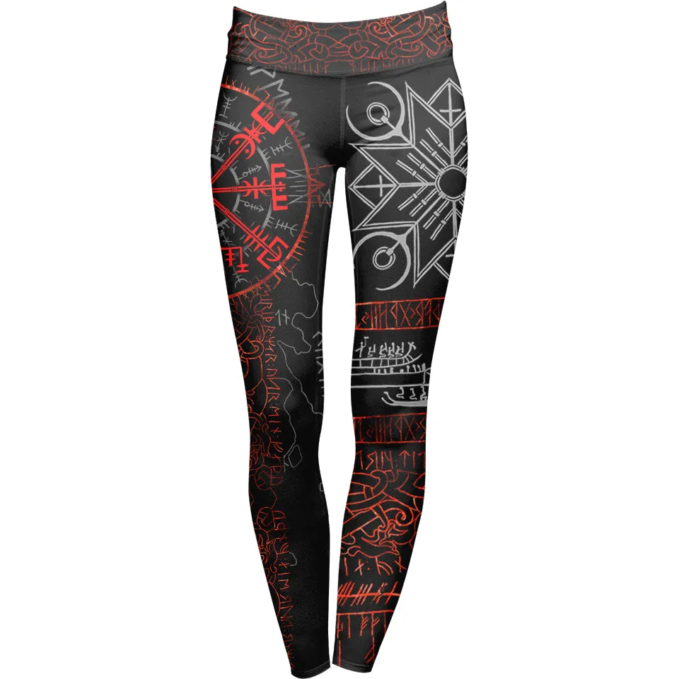 Vegvisir Leggings - Ember Edition