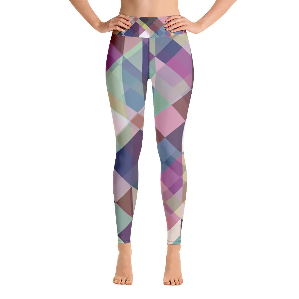 'Violet, etc.' full-length yoga leggings