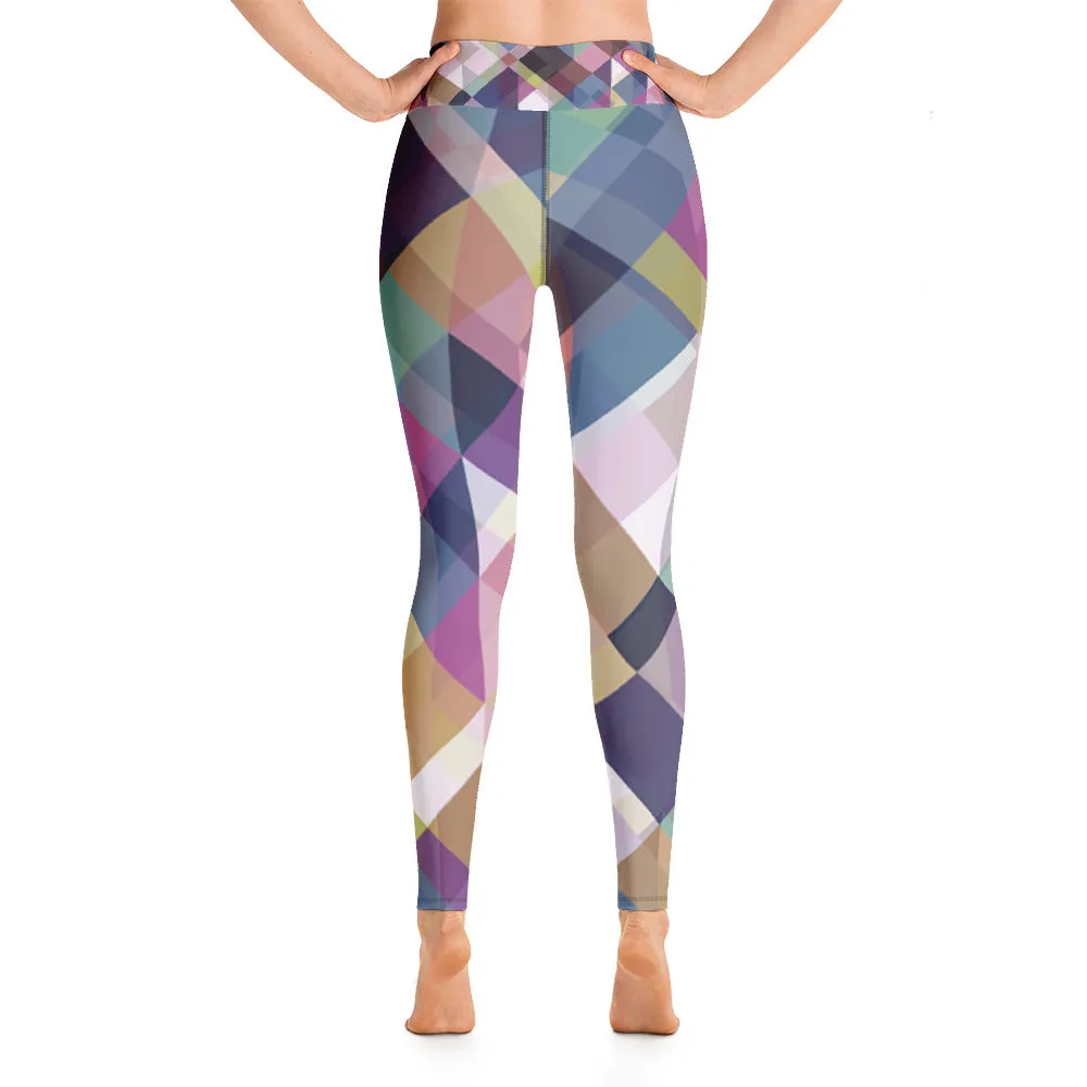 'Violet, etc.' full-length yoga leggings
