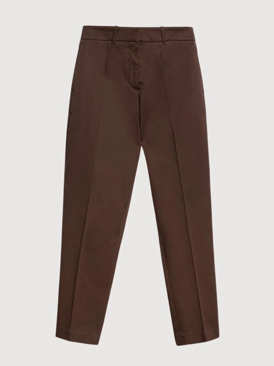 Warmaar Trousers Brown In Organic Cotton | Armedangels