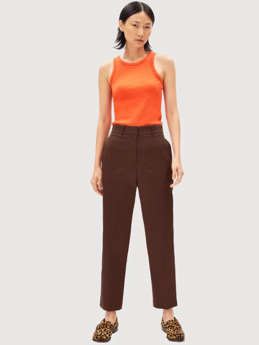 Warmaar Trousers Brown In Organic Cotton | Armedangels