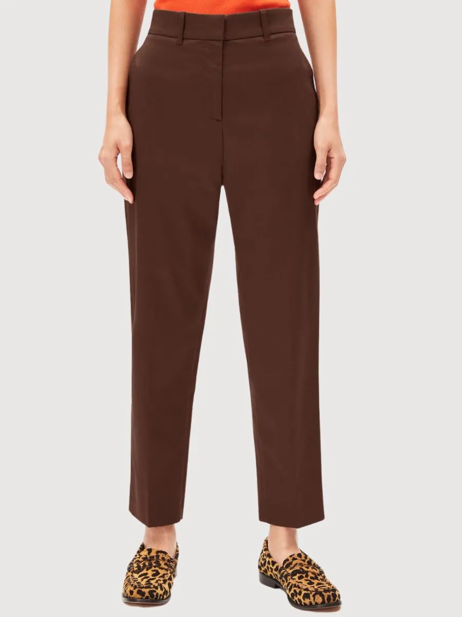 Warmaar Trousers Brown In Organic Cotton | Armedangels