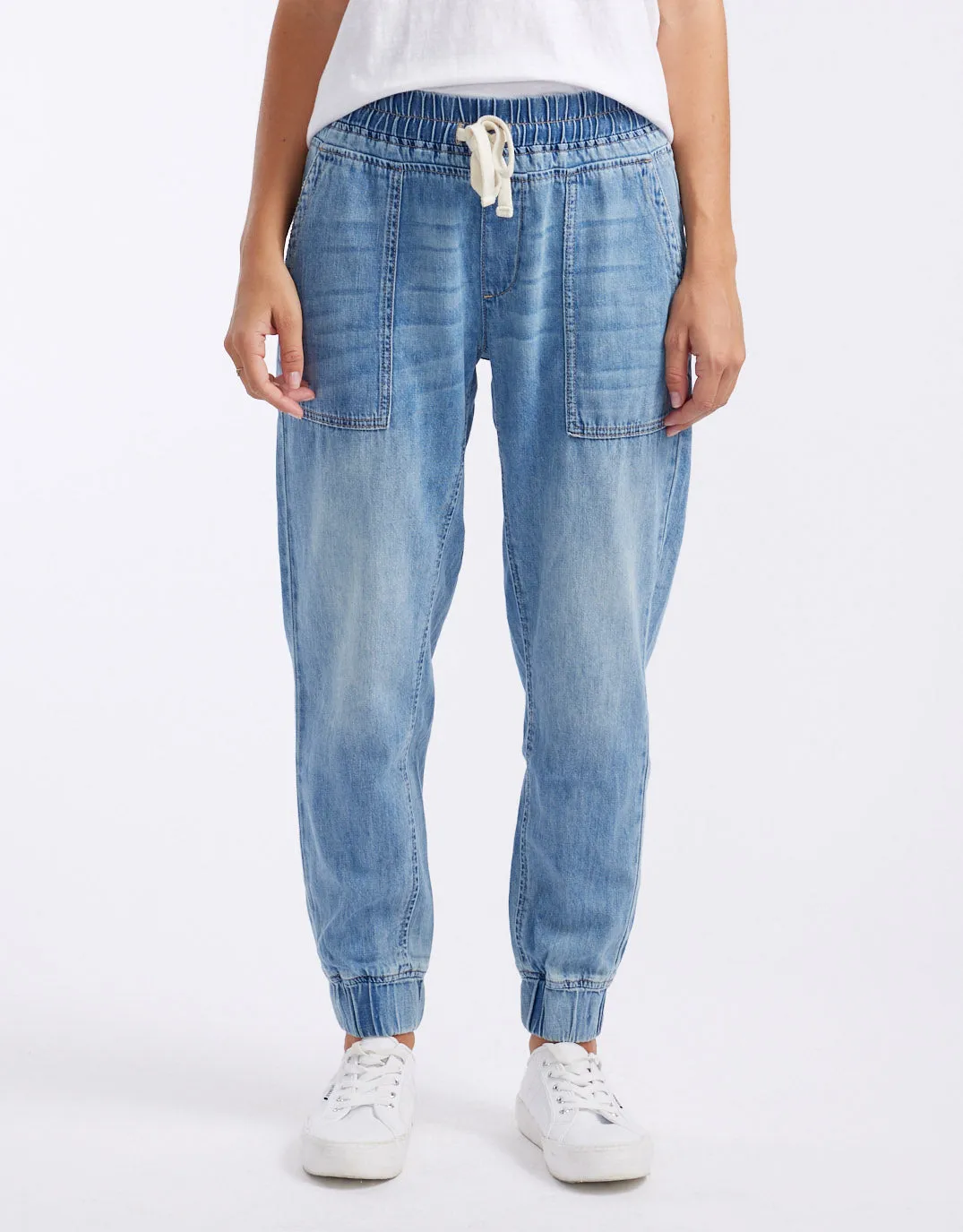 Weekend Utility Pants - Mid Wash